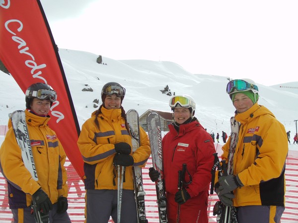 (L to R) Tom Gill (NZ), Kellie Haggit (Aus), Rachael Milner and Robert Barry (NZ)